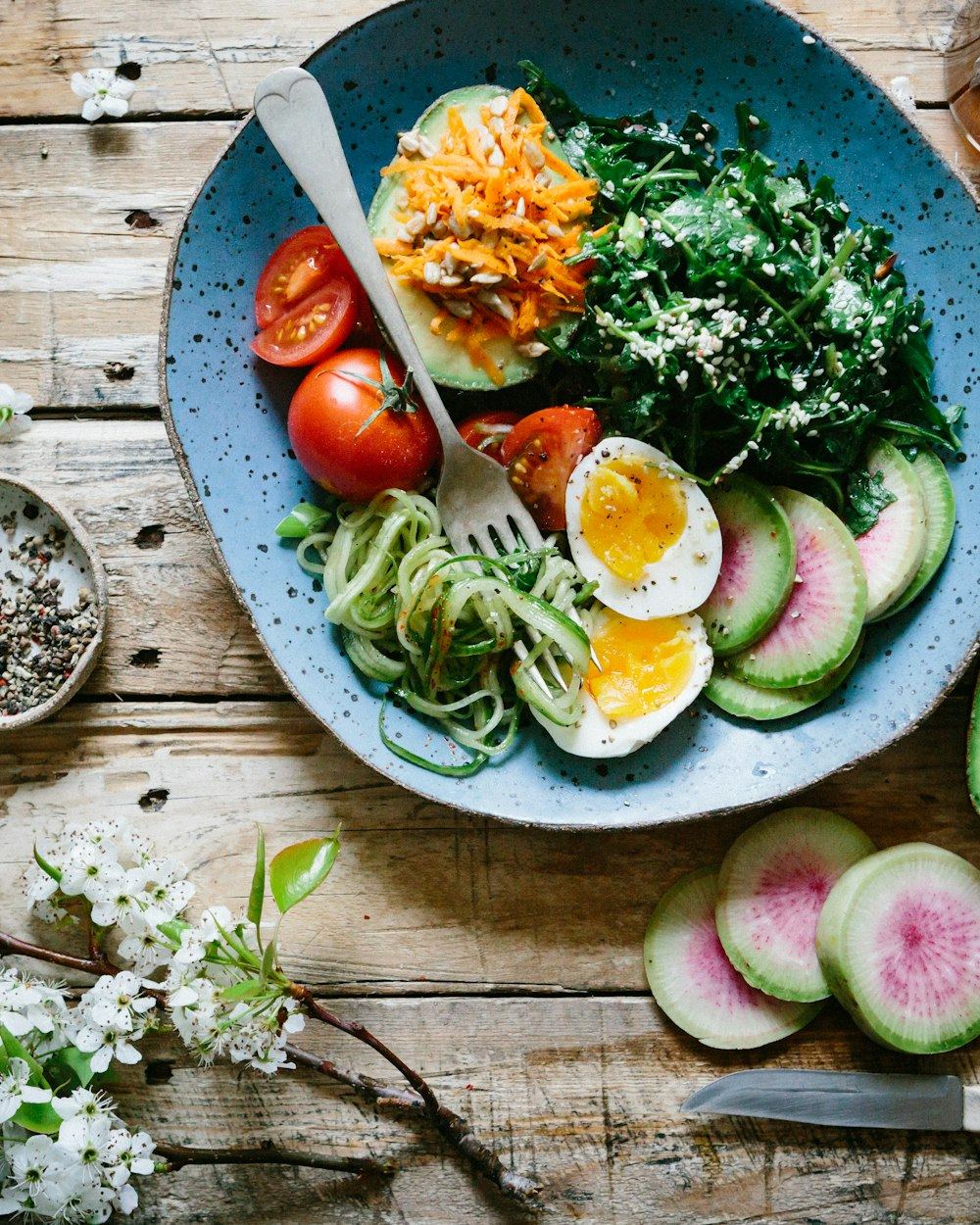 Balanced Indian meal supportive of hormonal health